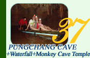 Pungchang Cave and Waterfall and Monkey Cave Temple